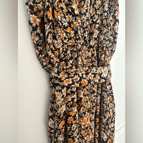 Baltic Born Black & Marigold Floral Ruffle Strap Jumpsuit | Size: Large | NWT - Picture 15 of 15